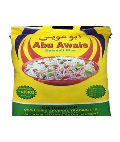Abu Awais Long Grain White Rice 5kg - MarkeetEx