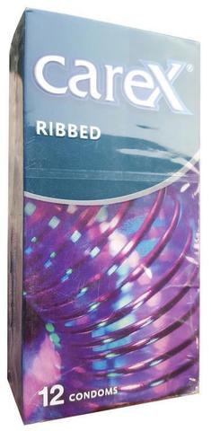 CAREX CONDOMS RIBBED 12's PACK - MarkeetEx