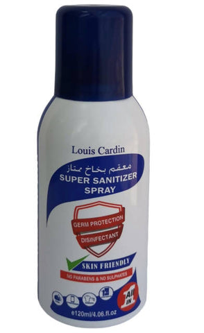 Louis Cardin Super Sanitizer Spray 120 ml - MarkeetEx