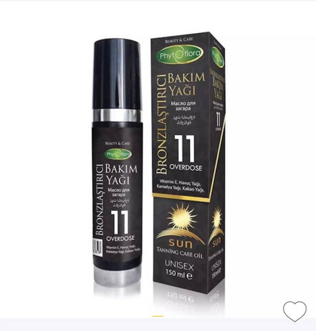 Sun Tanning care oil 11 unisex150ml - MarkeetEx