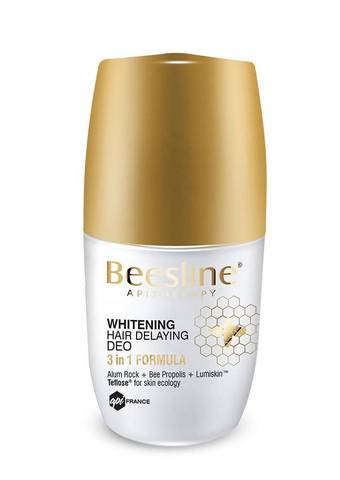 Beesline Whitening Roll-On Hair Delaying Deodorant 50ml بيزلَين رول أون مزيل الرائحة لتفتيح البشرة وتأخير نمو الشعر