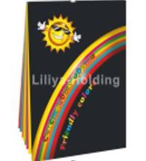 Colored Paper folder " Happy Colors", A4, 7 colors, 70 sheets, density of 80 gsm.