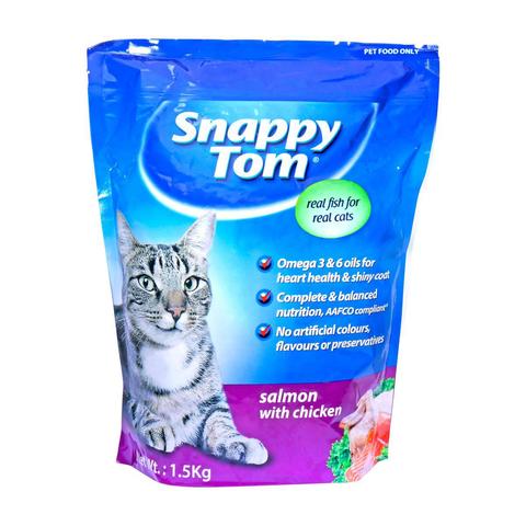 SNAPPY TOM SALMON WITH CHICKEN 1.5 KG