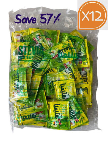 Tropicana Slim Stevia Sweetener Bulk Pack 3 Kg (12x100 Sachets) - MarkeetEx
