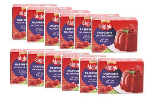 Alalali Gelatin Dessert - Raspberry - 12's X 85gm - Pack - MarkeetEx