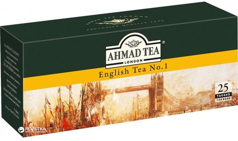Ahmad Tea London English Tea No.1 - 25 Tea Bag - MarkeetEx