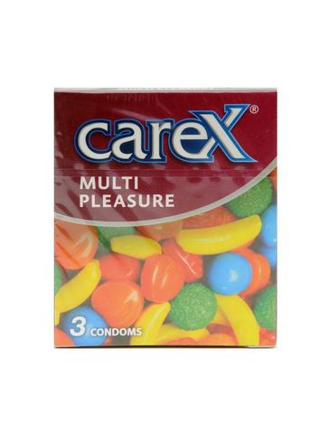 CAREX CONDOMS MULTI PLEASURE 3's PACK