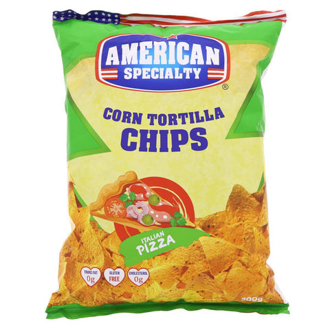 American Specialty - Corn Tortilla Chips - Italian Pizza - 200gm - MarkeetEx