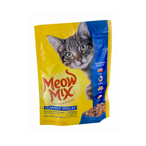Meow Mix Seafood medley Cat food 510 gm