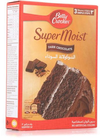 Super Moist Cake Mix Betty Crockers