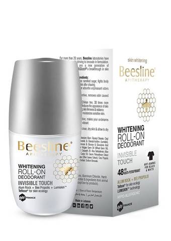 Beesline Whitening Roll-On Deodorant Invisible Touch 50ml بيزلَين رول أون مزيل الرائحة لتفتيح البشرة - لمسة خفية